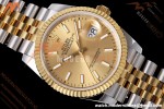 Rolex - Datejust 126233 36mm Jub Flt 904L YG/SS Gold/Stk QF SH3235 | 롤렉스 - 데이저스트 126233 36mm 주빌리 플랫 904L YG/SS 골드/스틱 QF SH3235