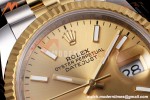 Rolex - Datejust 126233 36mm Jub Flt 904L YG/SS Gold/Stk QF SH3235 | 롤렉스 - 데이저스트 126233 36mm 주빌리 플랫 904L YG/SS 골드/스틱 QF SH3235