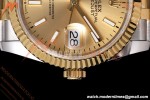 Rolex - Datejust 126233 36mm Jub Flt 904L YG/SS Gold/Stk QF SH3235 | 롤렉스 - 데이저스트 126233 36mm 주빌리 플랫 904L YG/SS 골드/스틱 QF SH3235