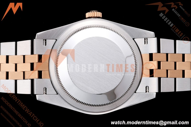 Rolex - Datejust 126231 36mm Jub Flt 904L RG/SS Grey/Stk QF SH3235