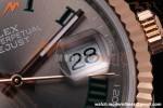 Rolex - Datejust 126231 36mm Jub Flt 904L RG/SS Grey Wimbledon/Roman QF SH3235