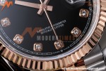 Rolex - Datejust 126231 36mm Jub Flt 904L RG/SS Blk/Dia QF SH3235