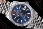 Rolex - Datejust 126234 36mm Jub Flt 904L SS/SS Blu/Stk QF SH3235