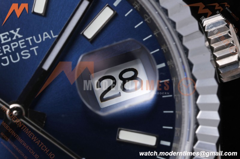 Rolex - Datejust 126234 36mm Jub Flt 904L SS/SS Blu/Stk QF SH3235