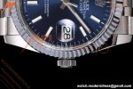 Rolex - Datejust 126234 36mm Jub Flt 904L SS/SS Blu/Stk QF SH3235