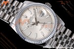 Rolex - Datejust 126234 36mm Jub Flt 904L SS/SS Silv/Stk QF SH3235