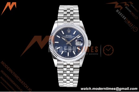 Rolex - Datejust 126234 36mm Jub Flt 904L SS/SS F-Blu/Stk QF SH3235
