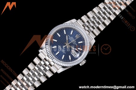 Rolex - Datejust 126234 36mm Jub Flt 904L SS/SS F-Blu/Stk QF SH3235