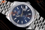 Rolex - Datejust 126234 36mm Jub Flt 904L SS/SS F-Blu/Stk QF SH3235