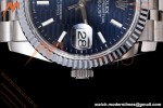 Rolex - Datejust 126234 36mm Jub Flt 904L SS/SS F-Blu/Stk QF SH3235
