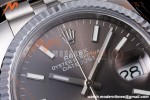 Rolex - Datejust 126234 36mm Jub Flt 904L SS/SS Grey/Stk QF SH3235 | 롤렉스 - 데이저스트 126234 36mm 주빌리 플라이트 904L SS/SS 그레이/스트라이프 QF SH3235