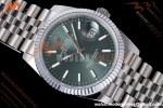 Rolex - Datejust 126234 36mm Jub Flt 904L SS/SS Green/Stk QF SH3235