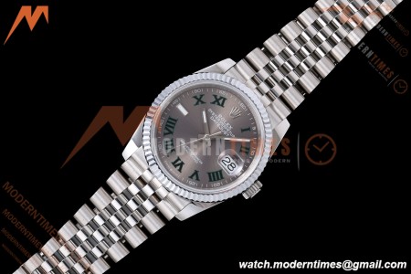 Rolex - Datejust 126234 36mm Wimbledon Jub Flt 904L SS/SS Grey/Rmn QF SH3235