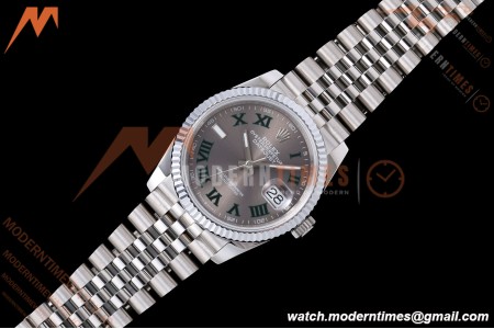 Rolex - Datejust 126234 36mm Wimbledon Jub Flt 904L SS/SS Grey/Rmn QF SH3235