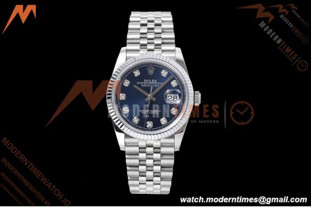 Rolex - Datejust 126234 36mm Jub Flt 904L SS/SS Blu/Dia QF SH3235