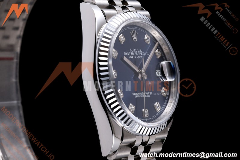 Rolex - Datejust 126234 36mm Jub Flt 904L SS/SS Blu/Dia QF SH3235
