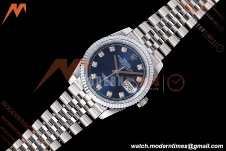 Rolex - Datejust 126234 36mm Jub Flt 904L SS/SS Blu/Dia QF SH3235