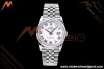 Rolex - Datejust 126234 36mm Jub Flt 904L SS/SS Wht/Rmn QF SH3235 | 롤렉스 - 데이저스트 126234 36mm 주빌리 플라이트 904L SS/SS 화이트/로마 숫자 QF SH3235