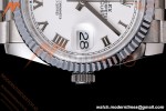Rolex - Datejust 126234 36mm Jub Flt 904L SS/SS Wht/Rmn QF SH3235 | 롤렉스 - 데이저스트 126234 36mm 주빌리 플라이트 904L SS/SS 화이트/로마 숫자 QF SH3235