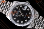 Rolex - Datejust 126234 36mm Jub Flt 904L SS/SS Blk/Dia QF SH3235 | 롤렉스 - 데이저스트 126234 36mm 주빌리 플라이트 904L SS/SS 블랙/다이아몬드 QF SH3235