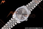 Rolex - Datejust 126234 36mm Jub Flt 904L SS/SS Grey/Dia QF SH3235