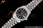 Rolex - Datejust 126234 36mm Jub Flt 904L SS/SS Blk/Stk QF SH3235 | 롤렉스 - 데이저스트 126234 36mm 주빌리 플라이트 904L SS/SS 블랙/스트라이프 QF SH3235