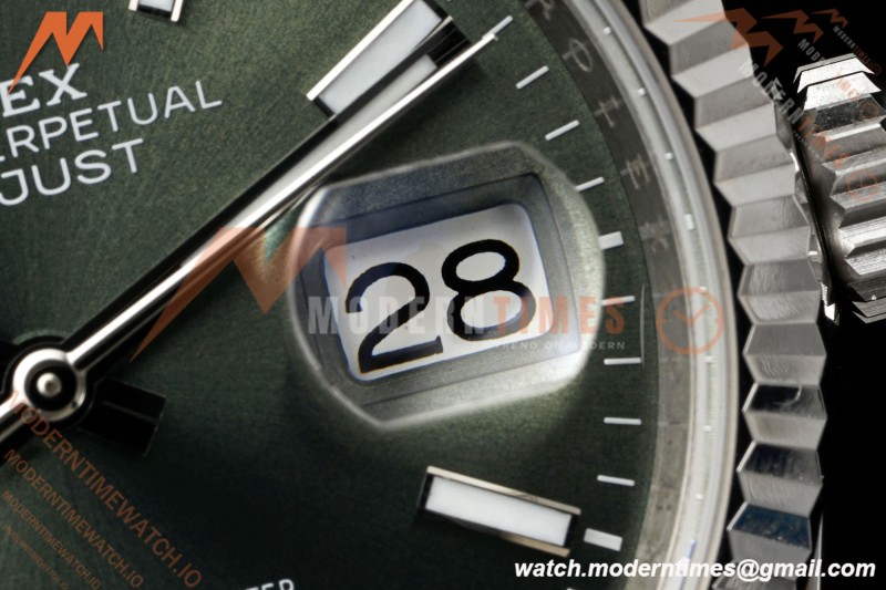 Rolex - Datejust 126234 36mm Jub Flt 904L SS/SS Mint Green ARF DD3235