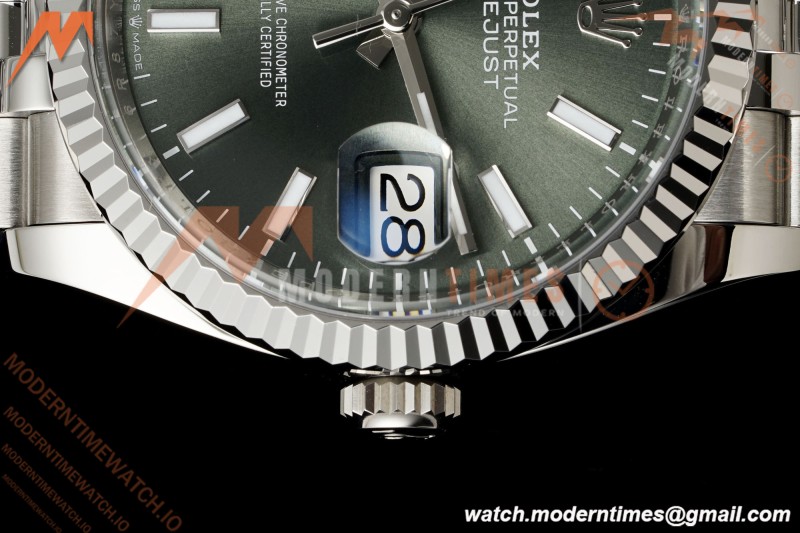 Rolex - Datejust 126234 36mm Jub Flt 904L SS/SS Mint Green VF DD3235 | 롤렉스 - 데이저스트 126234 36mm 주빌리 플라이트 904L SS/SS 민트 그린 VF DD3235