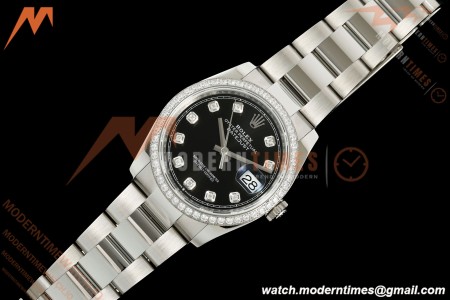 Rolex - Datejust 126284RBR 36mm Oys Dia 904L SS/SS Blk/Dia VSF VS3235