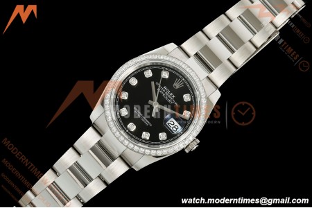 Rolex - Datejust 126284RBR 36mm Oys Dia 904L SS/SS Blk/Dia VSF VS3235