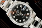 Rolex - Datejust 126284RBR 36mm Oys Dia 904L SS/SS Blk/Dia VSF VS3235