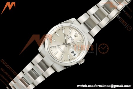 Rolex - Datejust 36mm 126200 Oys Smt 904L SS/SS Silv/Stk VSF VS3235