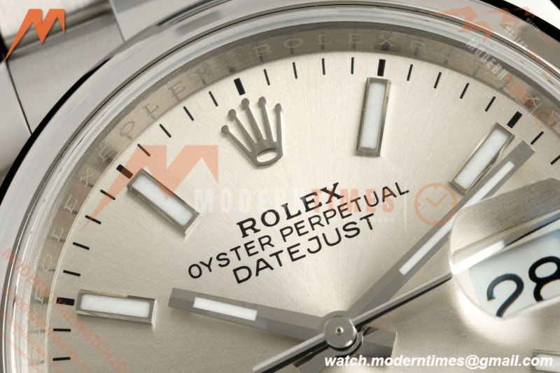 Rolex - Datejust 36mm 126200 Oys Smt 904L SS/SS Silv/Stk VSF VS3235