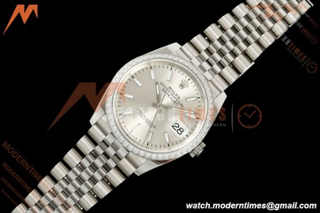 Rolex - Datejust 126284RBR 36mm Jub Dia 904L SS/SS Silv/Dia VSF VS3235