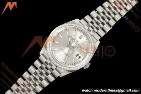 Rolex - Datejust 126284RBR 36mm Jub Dia 904L SS/SS Silv/Dia VSF VS3235 | 롤렉스 - 데이저스트 126284RBR 36mm 주빌리 다이아 904L 스테인리스 스틸/스테인리스 스틸 실버/다이아 VSF VS3235