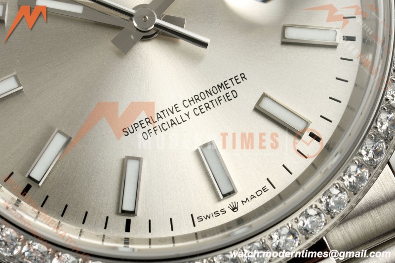 Rolex - Datejust 126284RBR 36mm Jub Dia 904L SS/SS Silv/Dia VSF VS3235