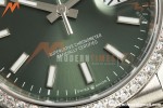 Rolex - Datejust 126284RBR 36mm Jub Dia 904L SS/SS Grn/Dia VSF VS3235 | 롤렉스 - 데이저스트 126284RBR 36mm 주빌리 다이아 904L 스테인리스 스틸/스테인리스 스틸 그린/다이아 VSF VS3235