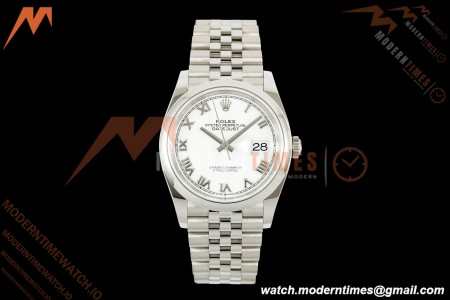 Rolex - Datejust 36mm 126200 Jub Smt 904L SS/SS Wht/Rmn VSF VS3235