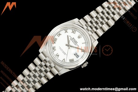 Rolex - Datejust 36mm 126200 Jub Smt 904L SS/SS Wht/Rmn VSF VS3235