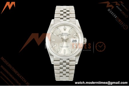 Rolex - Datejust 36mm 126200 Jub Smt 904L SS/SS Silv/Stk VSF VS3235