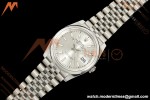Rolex - Datejust 36mm 126200 Jub Smt 904L SS/SS Silv/Stk VSF VS3235