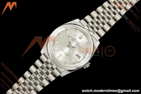 Rolex - Datejust 36mm 126200 Jub Smt 904L SS/SS Silv/Stk VSF VS3235