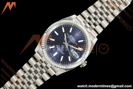 Rolex - Datejust 126234 36mm Jub Flt 904L SS/SS Blue/Stk VF DD3235