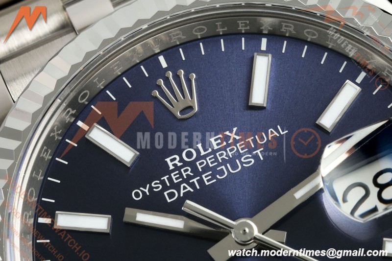 Rolex - Datejust 126234 36mm Jub Flt 904L SS/SS Blue/Stk VF DD3235