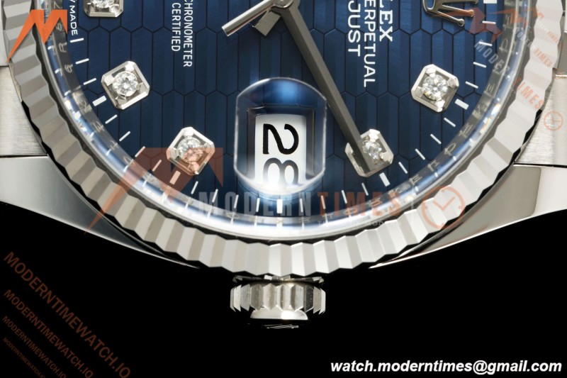 Rolex - Datejust 126234 36mm Jub Flt 904L SS/SS F-Blu/Dia VF DD3235 | 롤렉스 - 데이트저스트 126234 36mm 주빌리 플라이트 904L SS/SS F-블루/다이아 VF DD3235