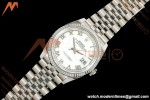 Rolex - Datejust 126234 36mm Jub Flt 904L SS/SS Wht/Rmn VF DD3235 | 롤렉스 - 데이트저스트 126234 36mm 주빌리 플라이트 904L SS/SS 화이트/로마 VF DD3235