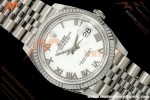 Rolex - Datejust 126234 36mm Jub Flt 904L SS/SS Wht/Rmn VF DD3235 | 롤렉스 - 데이트저스트 126234 36mm 주빌리 플라이트 904L SS/SS 화이트/로마 VF DD3235