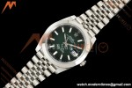 Rolex - Datejust 126300 41mm 904L  Jub Smt SS/SS Ombre Green/Stk ARF DD3235