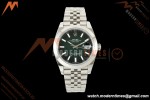 Rolex - Datejust 126300 41mm 904L  Jub Smt SS/SS Ombre Green/Stk ARF DD3235