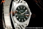 Rolex - Datejust 126300 41mm 904L  Jub Smt SS/SS Ombre Green/Stk ARF DD3235